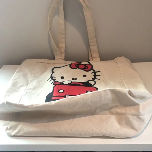 Hello Kitty X Toyota canvas tote bag - Picture 4 of 11